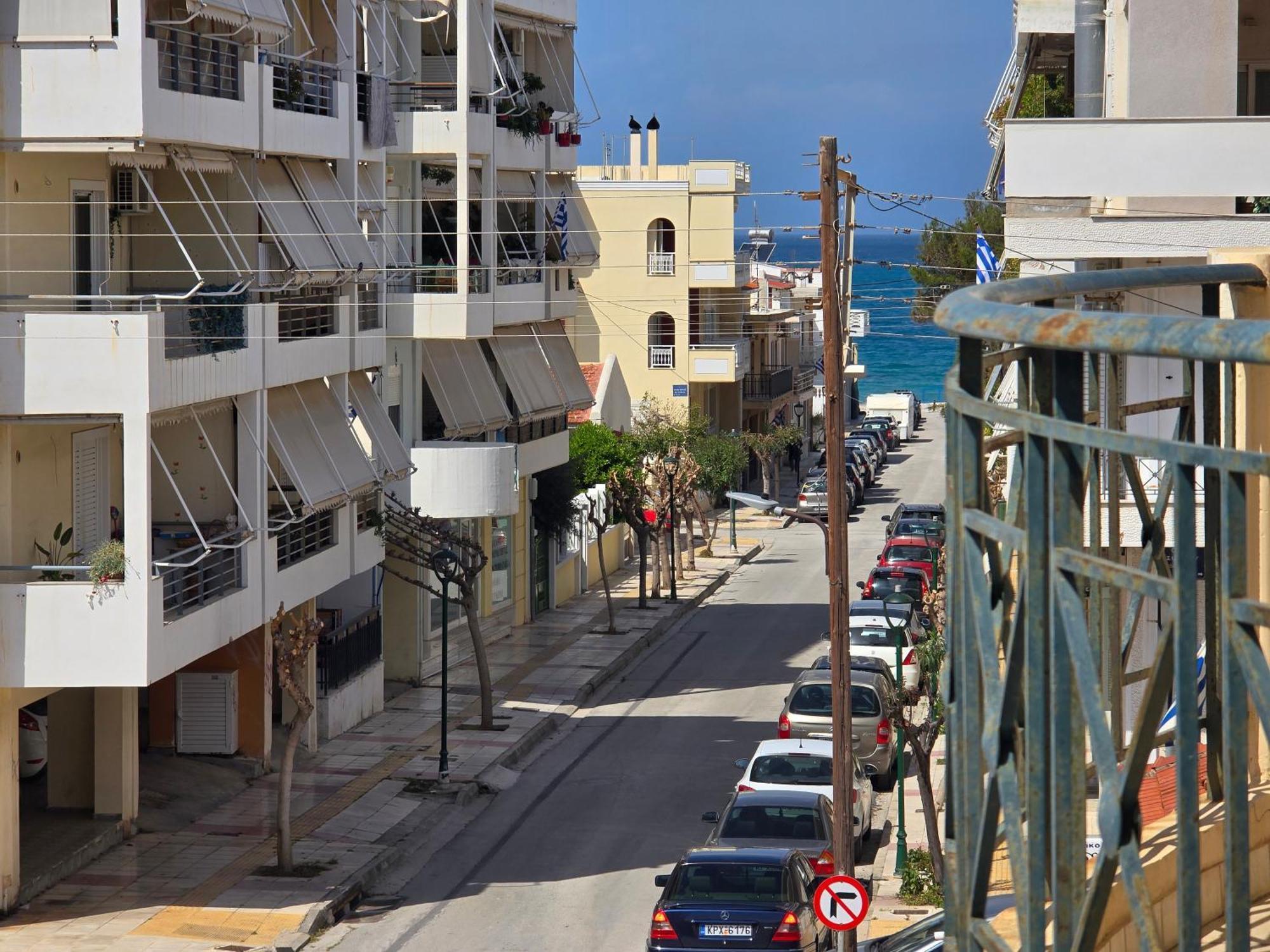 Maria Beach Apartement In Korinth! Bagian luar foto